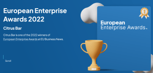 citrus bar EU Business Awards 2022