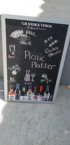 Music picknic menu