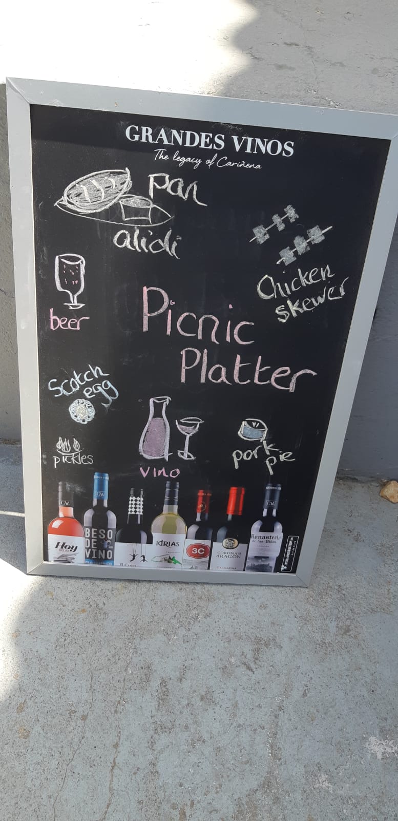Music picknic menu