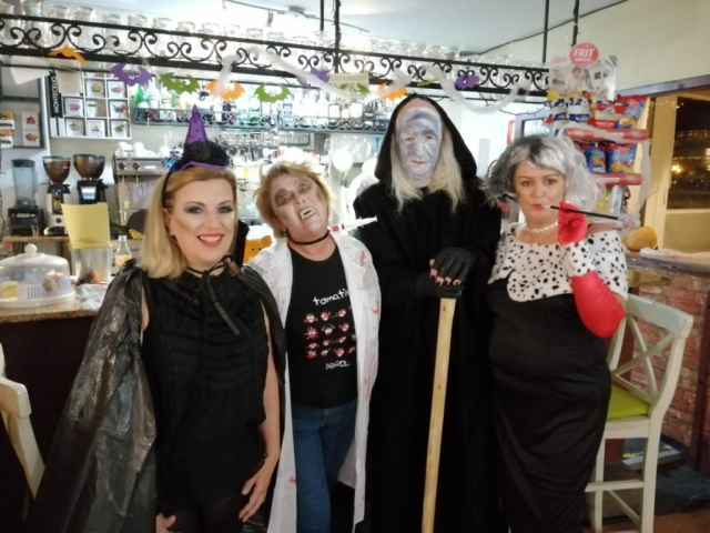 Amanda, Angie, Bob the Hat and Jules