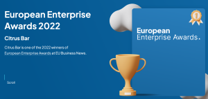 citrus bar EU Business Awards 2022